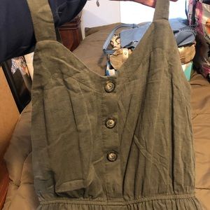 Universal Thread Olive Green Jumpsuit Romper